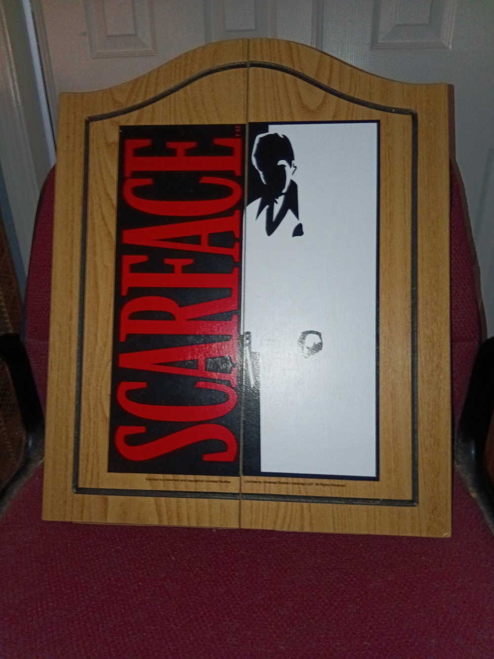 RARE BRAND NEW IN BOX Scarface Dartboard Set